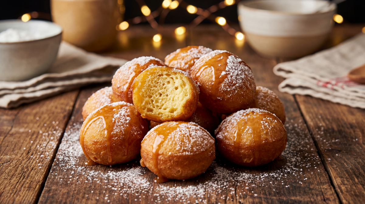 Beignets de carnaval tout doux et bien sucrés