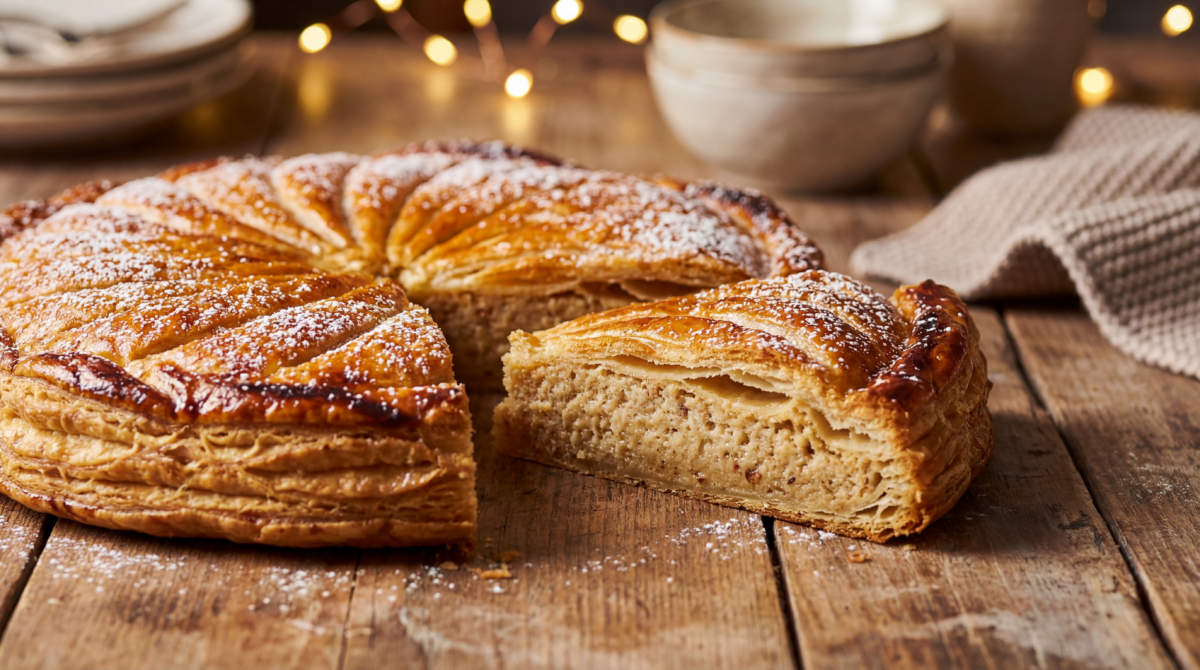 Galette des rois maison à la frangipane noisette