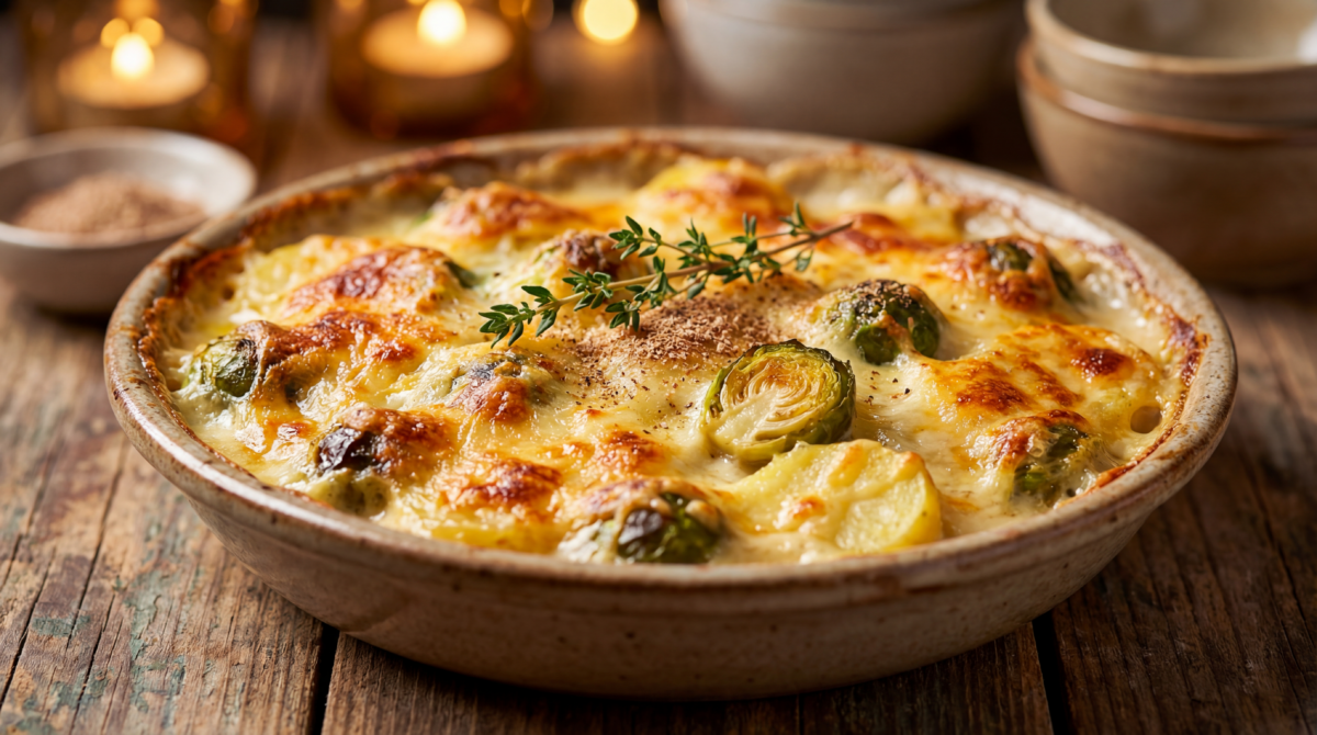 Les ingrédients pour un gratin doux et bien crémeux