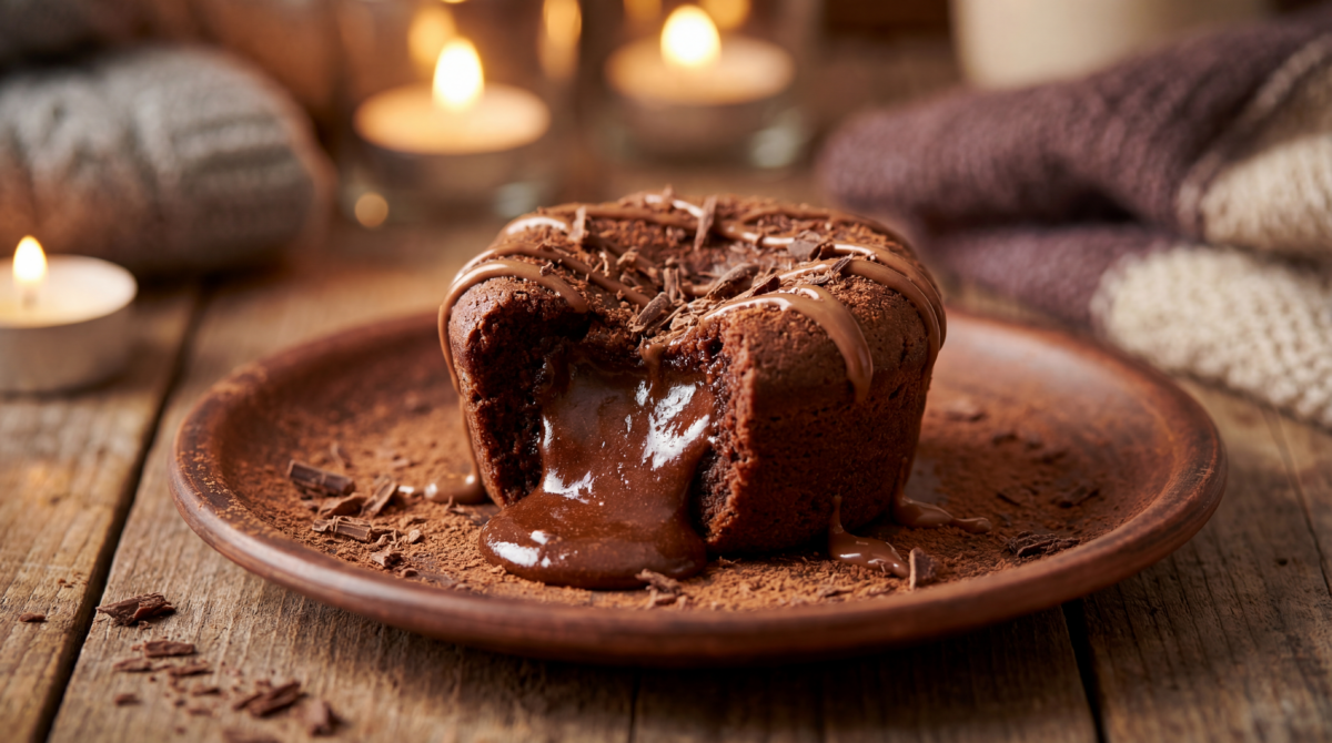 Moelleux au chocolat au cœur Kinder fondant à partager