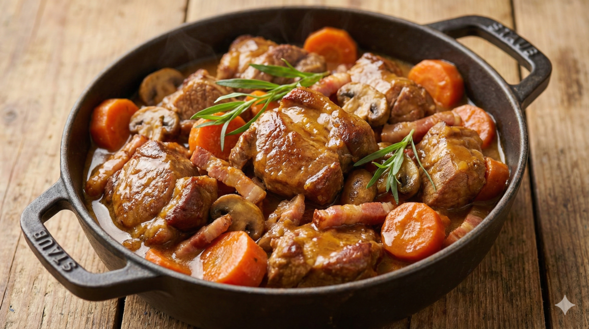 On croit que c’est un simple sauté… jusqu’à cette sauce qui rend le porc incroyablement tendre