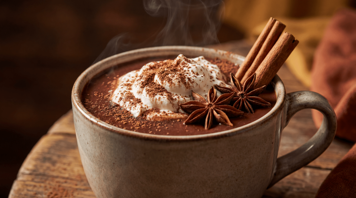 Poudre de cacao maison : une boisson chaude intense et épicée, plus gourmande qu’un simple chocolat chaud