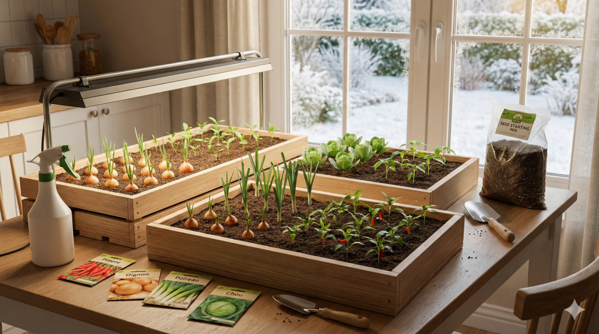 Six semis de janvier pour réveiller votre potager tout endormi