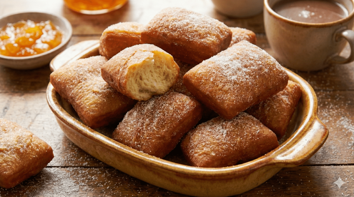 Beignets de Carnaval au rhum et fleur d’oranger : dorés, légers, et impossibles à laisser refroidir