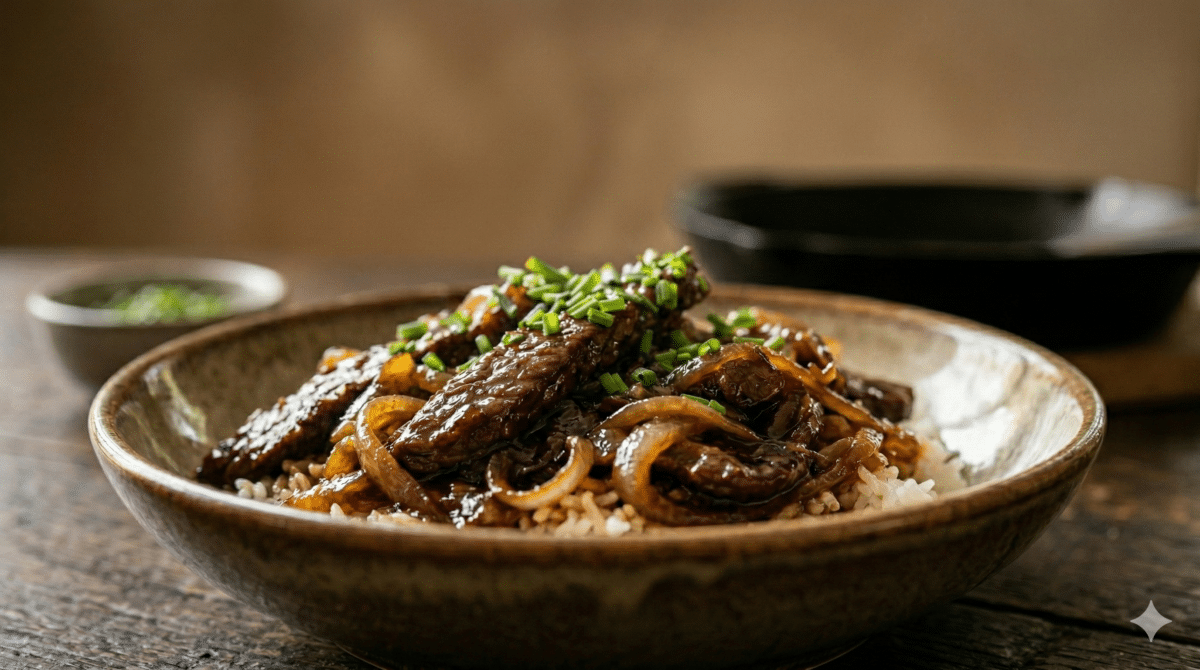Bœuf aux oignons caramélisés : la méthode de cuisson simple qui transforme votre dîner en plat réconfortant