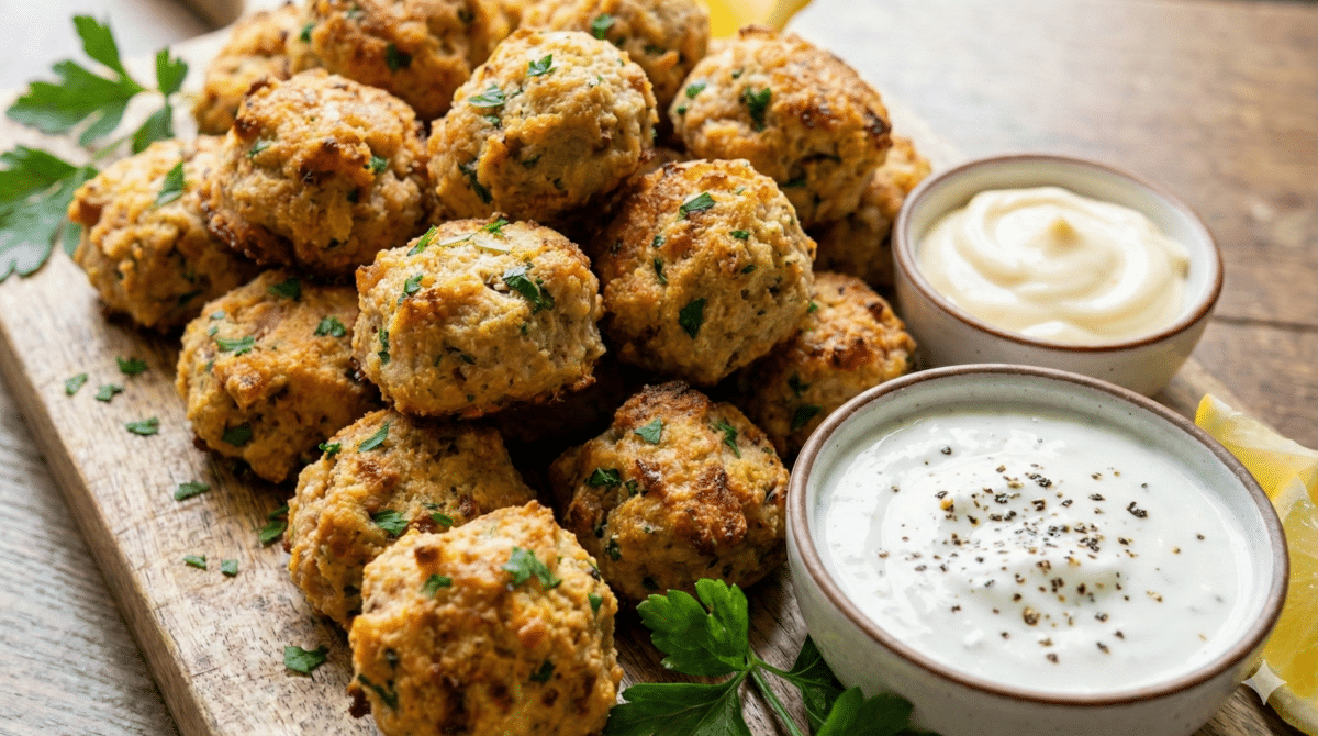 Bouchées au thon : les petites boulettes dorées qui disparaissent en 2 minutes