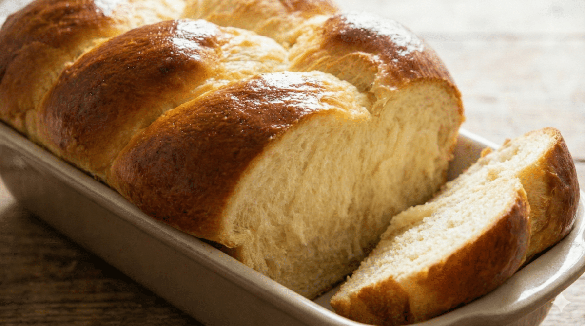Brioche dorée et moelleuse : la recette qui parfume la maison et donne une mie filante comme à la boulangerie