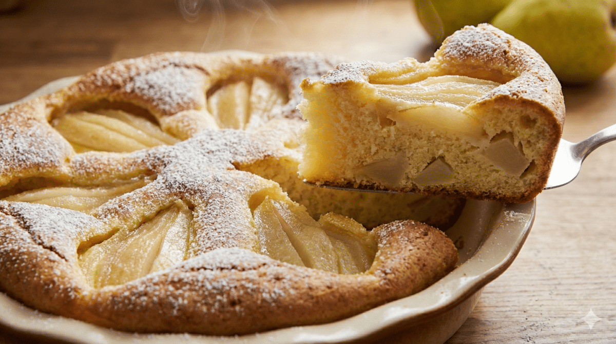 Gâteau aux poires léger sans beurre : moelleux, fruité, et trop gourmand pour être raisonnable