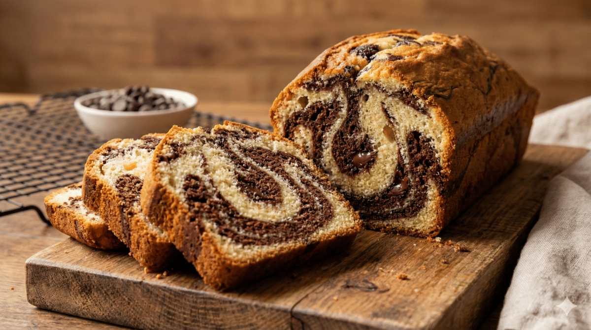 Gâteau marbré : le cake vanille–chocolat ultra moelleux qui sauve tous les goûters
