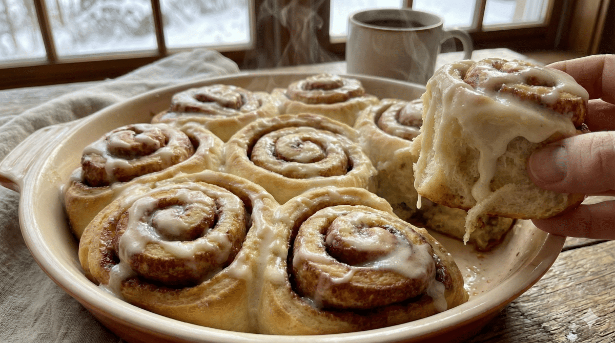 Moelleux, dorés, irrésistibles : les cinnamon rolls maison qui parfument toute la cuisine, comme à New York