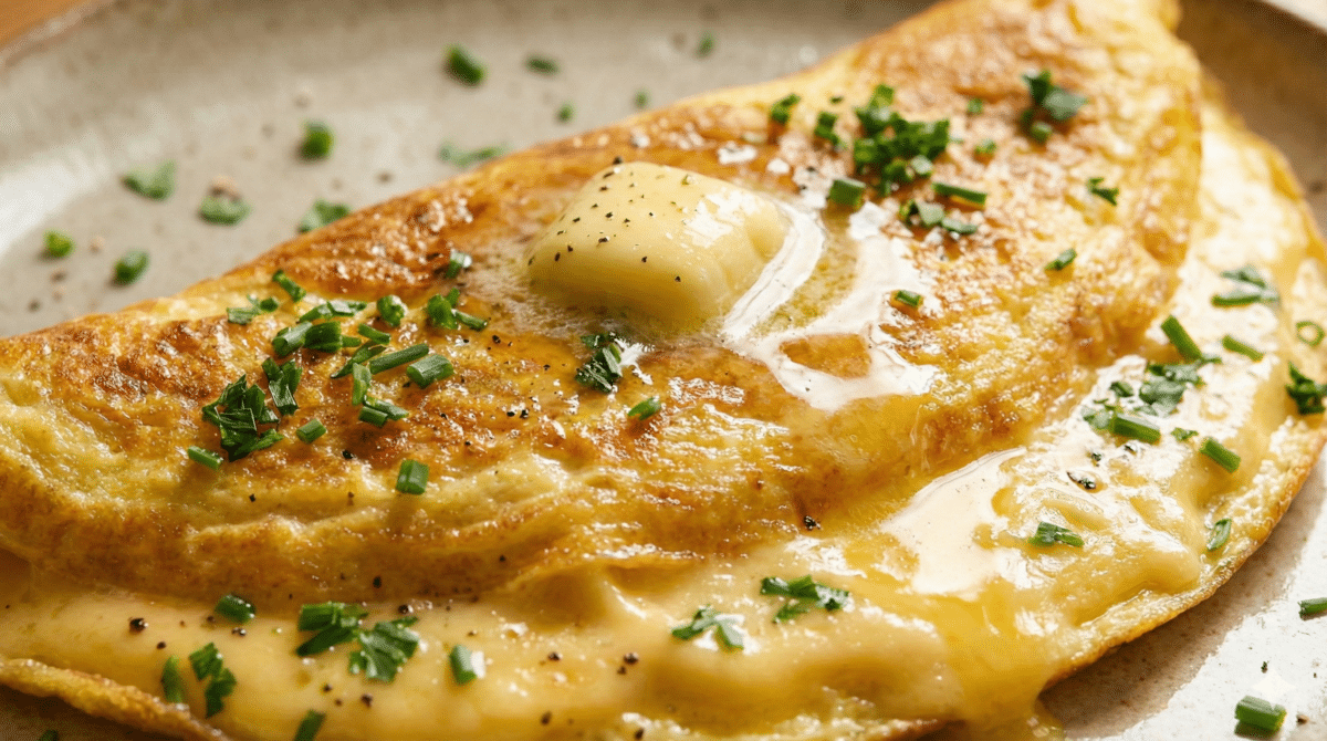 Omelette au beurre normand : la recette simple et rapide qui réchauffe les longues journées d’hiver