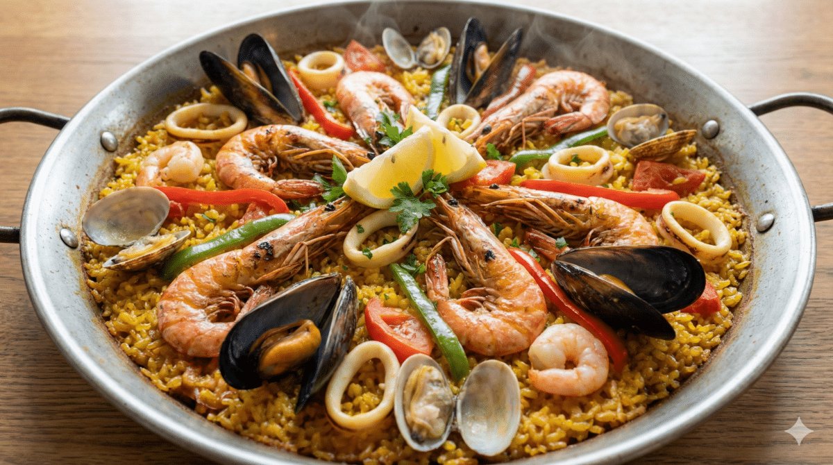 Paella aux fruits de mer : le plat espagnol convivial et inratable qui met tout le monde d’accord