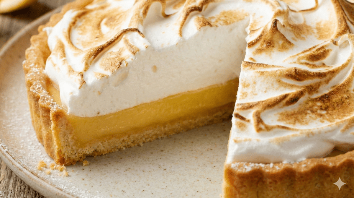 Tarte au citron meringuée facile : le trio pâte sablée, crème acidulée, meringue dorée qui fait toujours son effet