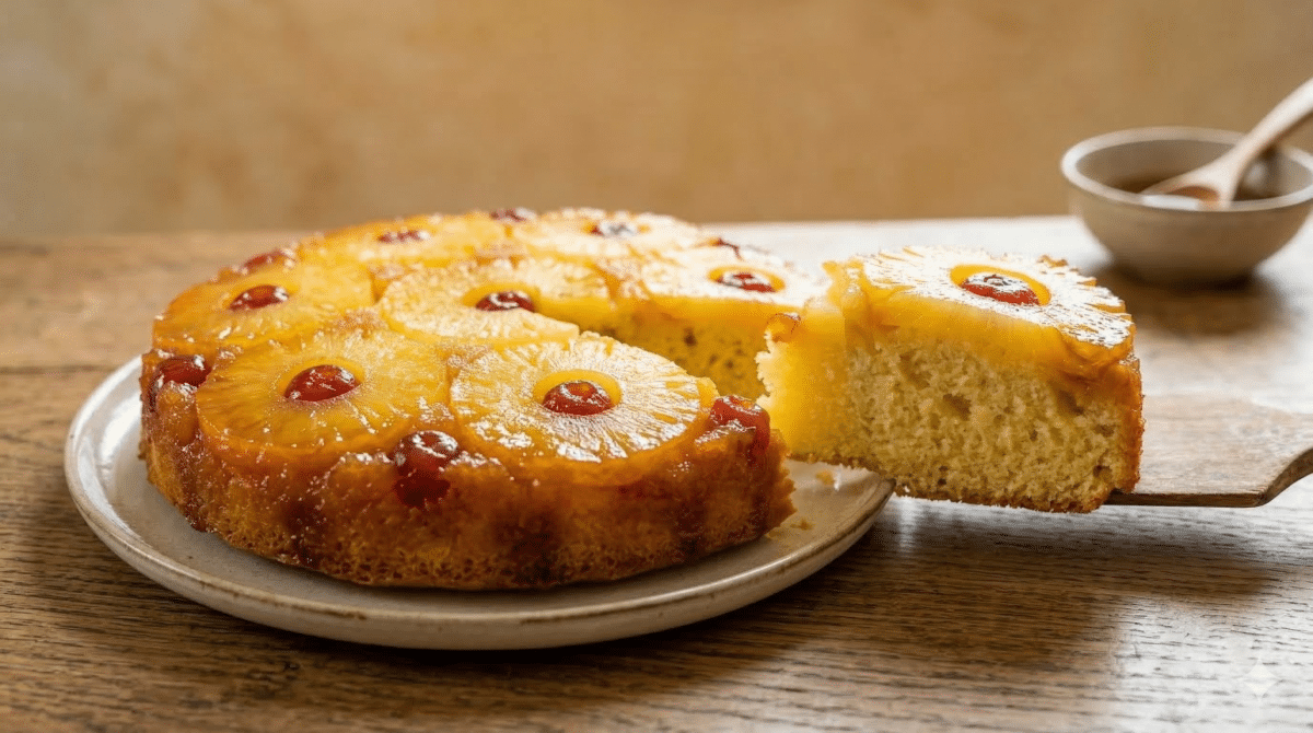 Gâteau à l’ananas au lait concentré : une recette moelleuse et gourmande, sans aucun sucre ajouté