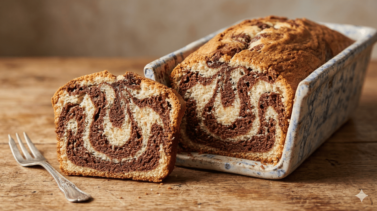 Gâteau marbré : recette gourmande pour un dessert aussi beau que réconfortant