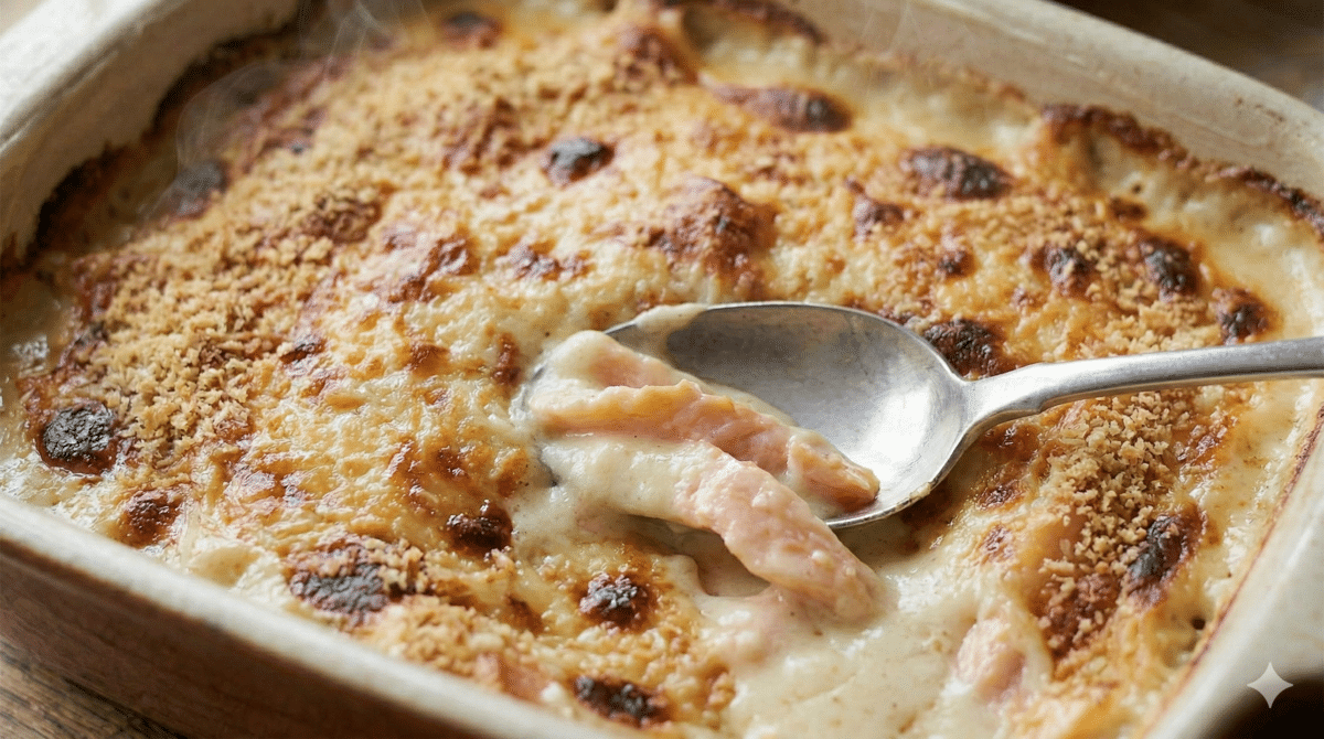 Gratin de truite fumée à la béchamel veloutée : un classique réconfortant qui illumine les soirées d’hiver